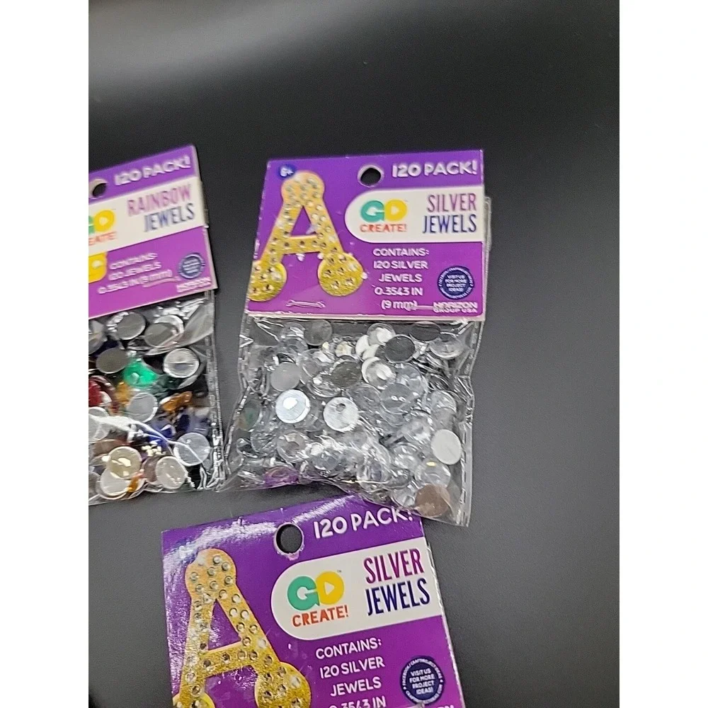 Go Create Jewels And Gemstones 120 Per Pack lot of 5